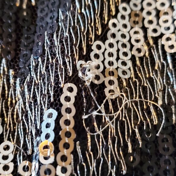 Miss Me, Chevron Sequin Dress, women’s size small. - Picture 4 of 6